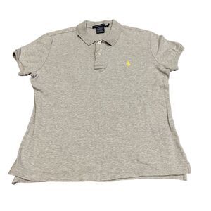 Polo Ralph‎ Lauren Women's Slim Fit Polo Shirt Gray Size L